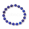 Glass Beads Stretch Bracelets BJEW-JB12026-01-2
