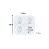 Cat Paw Print DIY Pendant Silicone Molds X-SIMO-PW0001-324A-02-2