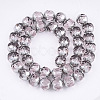 Electroplate Glass Beads Strands X-EGLA-T019-02B-2