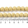 Synthetic Lava Rock Dyed Beads Strands G-H311-08C-05-5