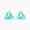 Cubic Zirconia Pointed Back Cabochons ZIRC-WH0001-A01-1