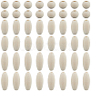 300Pcs 3 Style Natural Unfinished Wood Beads WOOD-SP0001-53-7