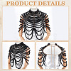 1Pc Plastic Imitation Pearl Bra Body Chain AJEW-GA0008-12A-3