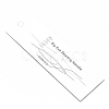 Iron Big Eye Beading Needles TOOL-N006-01-1