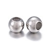 201 Stainless Steel Beads STAS-P238-02P-01-2
