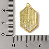 Rack Plating Brass Enamel Pendant KK-A229-31G-03-3