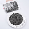 Metallic Colours Glass Bugle Beads SEED-N005-001-D01-2