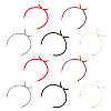 10Pcs 5 Colors Nylon Twisted Cord Bracelet Making MAK-UN0001-67-1