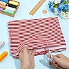 Cotton Fabric with Strip Pattern DIY-PH0037-96C-3