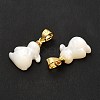 Natural White Shell Pendants SHEL-G014-13B-5