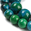 Synthetic Chrysocolla Beads Strands G-L529-B01-6mm-6