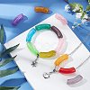 40Pcs 10 Colors Acrylic Beads SACR-SC0001-04-5