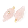 Natural & Synthetic Mixed Gemstone Carved Pendants G-H357-04G-4