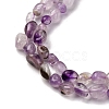 Natural Purple Rutilated Quartz Beads Strands G-I389-A29-4