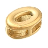 Ion Plating(IP) 304 Stainless Steel Slide Charms STAS-B075-37G-O-2