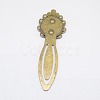 Tibetan Style Bookmark Cabochon Settings TIBE-S169-AB-NR-2