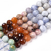 Natural & Synthetic Mixed Gemstone Beads Strands G-D080-A01-01-27-4