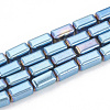 Electroplate Non-magnetic Synthetic Hematite Beads Strands G-N0322-11-2