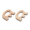 Undyed Beech Wood Big Pendants WOOD-R263-01-LF-2