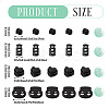 100Pcs 4 Styles Plastic Cord Locks FIND-TA0010-22-4