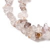 Natural Lodolite Quartz Beads Strands G-H315-A01-01-4