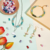 90Pcs 10 Colors Glass Beads Strands GLAA-NB0001-55-5