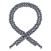 Round Non-magnetic Synthetic Hematite Beads Strands G-PH0012-01-8mm-1