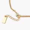 Brass Box Chain Bracelets BJEW-H537-04G-2