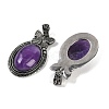 Natural Amethyst Pendants G-I370-09AS-07-2