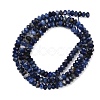 Natural Sodalite Beads Strands G-B175-A10-2x4mm-3