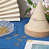 48Pcs 6 Styles Zinc Alloy Open Back Bezel Connector Charms FIND-CA0011-23-5