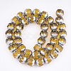 Electroplate Glass Beads Strands EGLA-T019-02H-2
