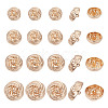 20Pcs 4 Styles Alloy Shank Buttons BUTT-NB0001-81-1