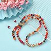 Electroplate Glass Beads Strands EGLA-YW0002-D06-6