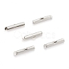 Iron Slide On End Clasp Tubes X-IFIN-R212-2.0cm-P-1