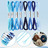 8 Skeins 8 Colors 6-Ply Polyester Embroidery Floss OCOR-CY0002-09B-6