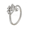 Brass Finger Cup Peg Ring Settings KK-L184-48P-2