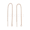 Ion Plating(IP) 304 Stainless Steel Stud Earring Finding STAS-E161-07RG-2