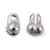 Tarnish Resistant 304 Stainless Steel Bead Tips STAS-R063-22-2