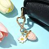 Acrylic Strawberry Pendant Decoration HJEW-SW00120-04-9