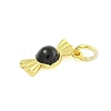 Rack Plating Brass Enamel Pendants KK-U021-04D-G-2