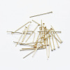 Brass Flat Head Pins KK-G331-11-0.7x35-NF-1