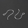 Transparent Resin Earring Hooks RESI-G050-02-3