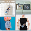 Polyester Computerized Embroidery Cloth Iron on/Sew on Patches DIY-WH20011-81A-4