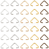 SUNNYCLUE 600Pcs 5 Colors Iron Triangle Rings IFIN-SC0001-55-1