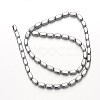 Electroplate Non-magnetic Synthetic Hematite Bead Strands G-F300-40A-01-2