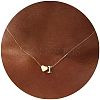 Simple Style Adjustable 316L Surgical Stainless Steel Heart and Initial Pendant Necklaces for Women WG95AEF-09-1