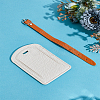 1Pc PU Leather Luggage Tag AJEW-LP0003-21-1