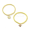 2Pcs Glass Seed Beaded Stretch Bracelets Set BJEW-JB08088-04-4
