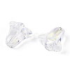 Transparent Electroplate Glass Beads EGLA-N012-03-2